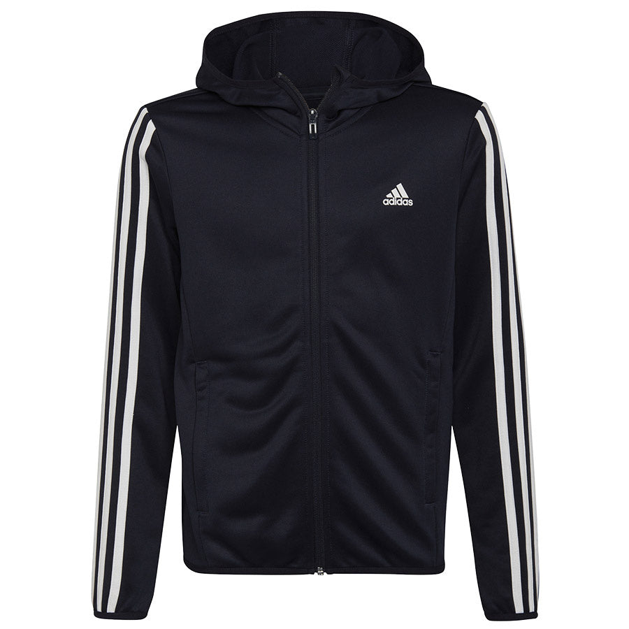 Adidas 3S FZ HD Jr HE9339 μπλούζα ναυτικού