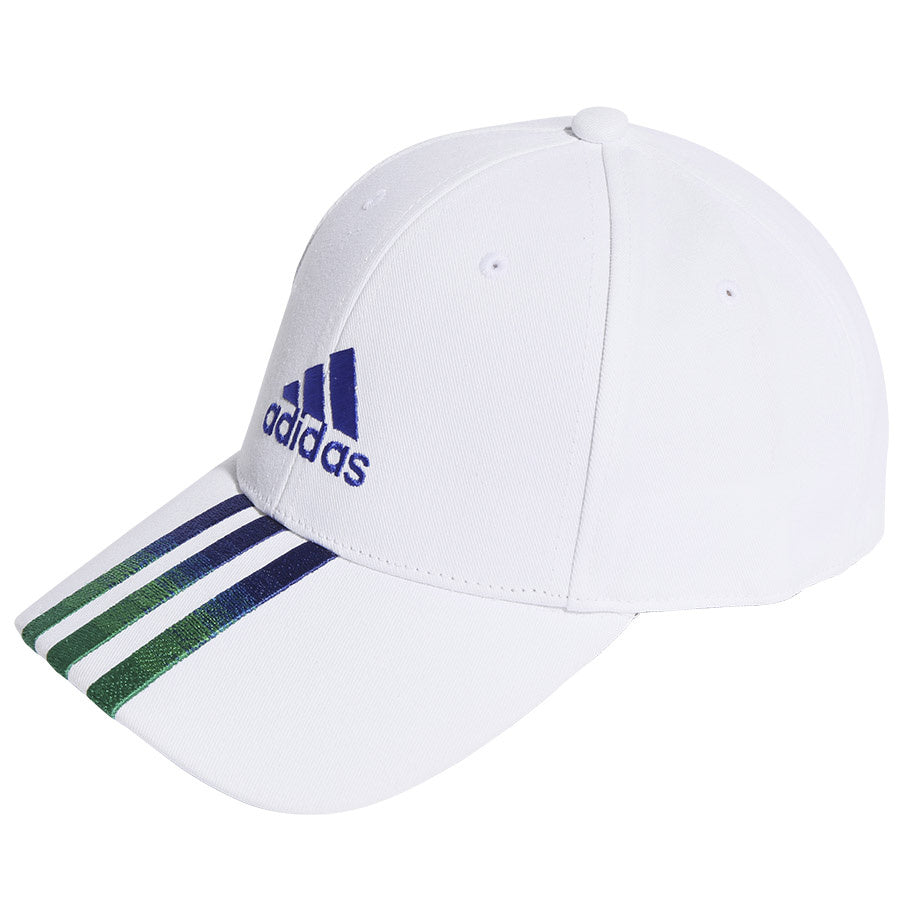 Κάλυκας Adidas BBall Cap 3 Stripes FA HT2028 Λευκά