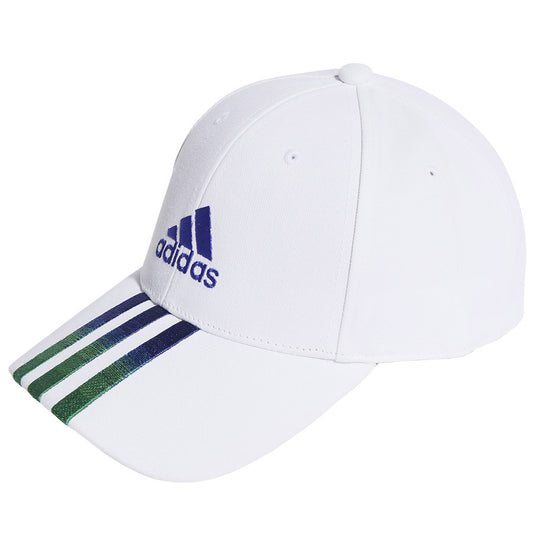 Κάλυκας Adidas BBall Cap 3 Stripes FA HT2028 Λευκά
