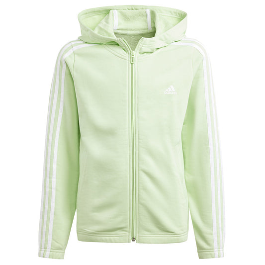 Adidas 3 Stripγες Full-Zip Hoodie κορίτσια IS2632 πράσινο