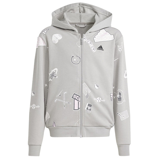Φούτερ Adidas BLUV Zip Hoodie IS3755 γκρι