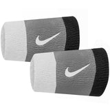 Βραχιόλι Nike φαρδύ Swoosh, γκρι και μαύρο, 2 τεμ. N0001586016OS