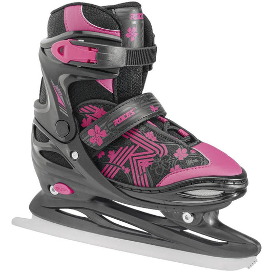 Roces Jokey Ice 3.0 Κοριτσίστικα πατίνια μαύρα και ροζ 450708 00002