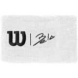Wilson Bela Extra Wide Wristband II OSFA 2 τεμ. λευκό WRA813304