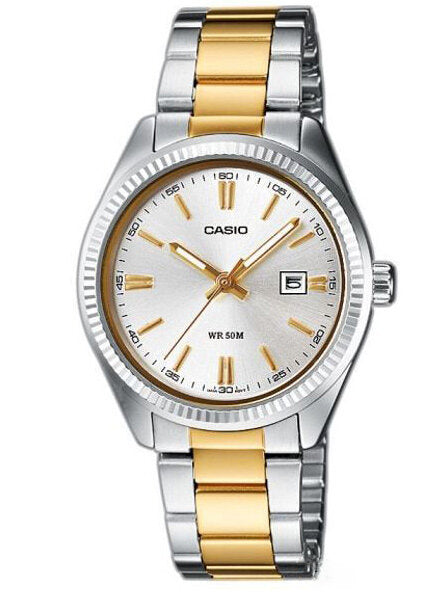 ΓΥΝΑΙΚΕΙΟ ΡΟΛΟΙ CASIO LTP-1302SG-7AV (zd545a) + ΚΟΥΤΙ