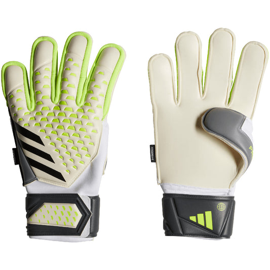 Adidas Predator Match Fingersave γάντια τερματοφύλακα λευκά και πράσινα IA0877