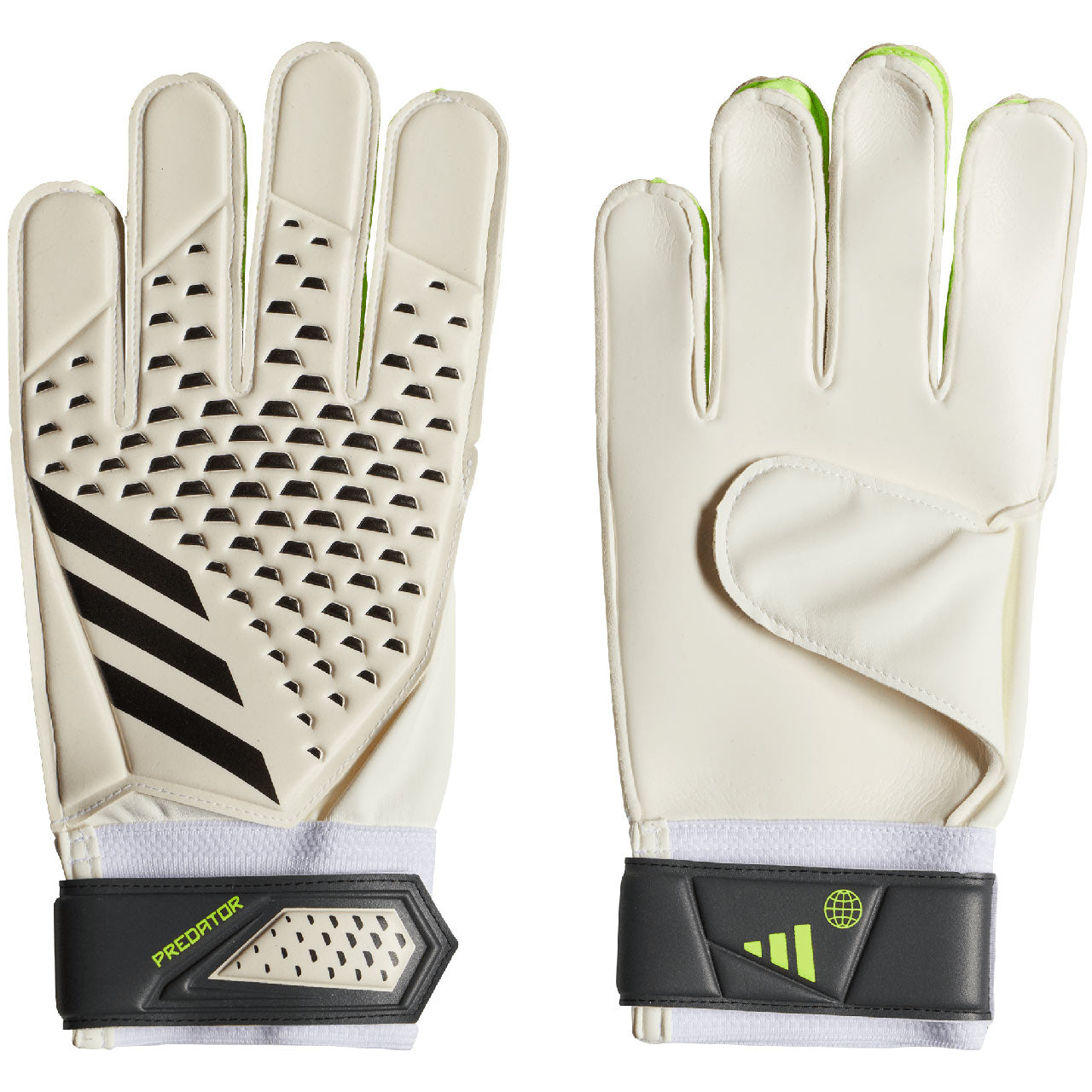 Γάντια τερματοφύλακα Adidas Predator Training, άσπρο και μαύρο IA0874