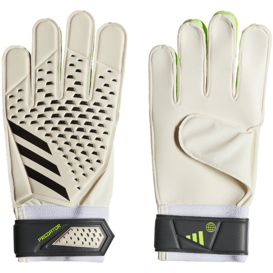 Γάντια τερματοφύλακα Adidas Predator Training, άσπρο και μαύρο IA0874