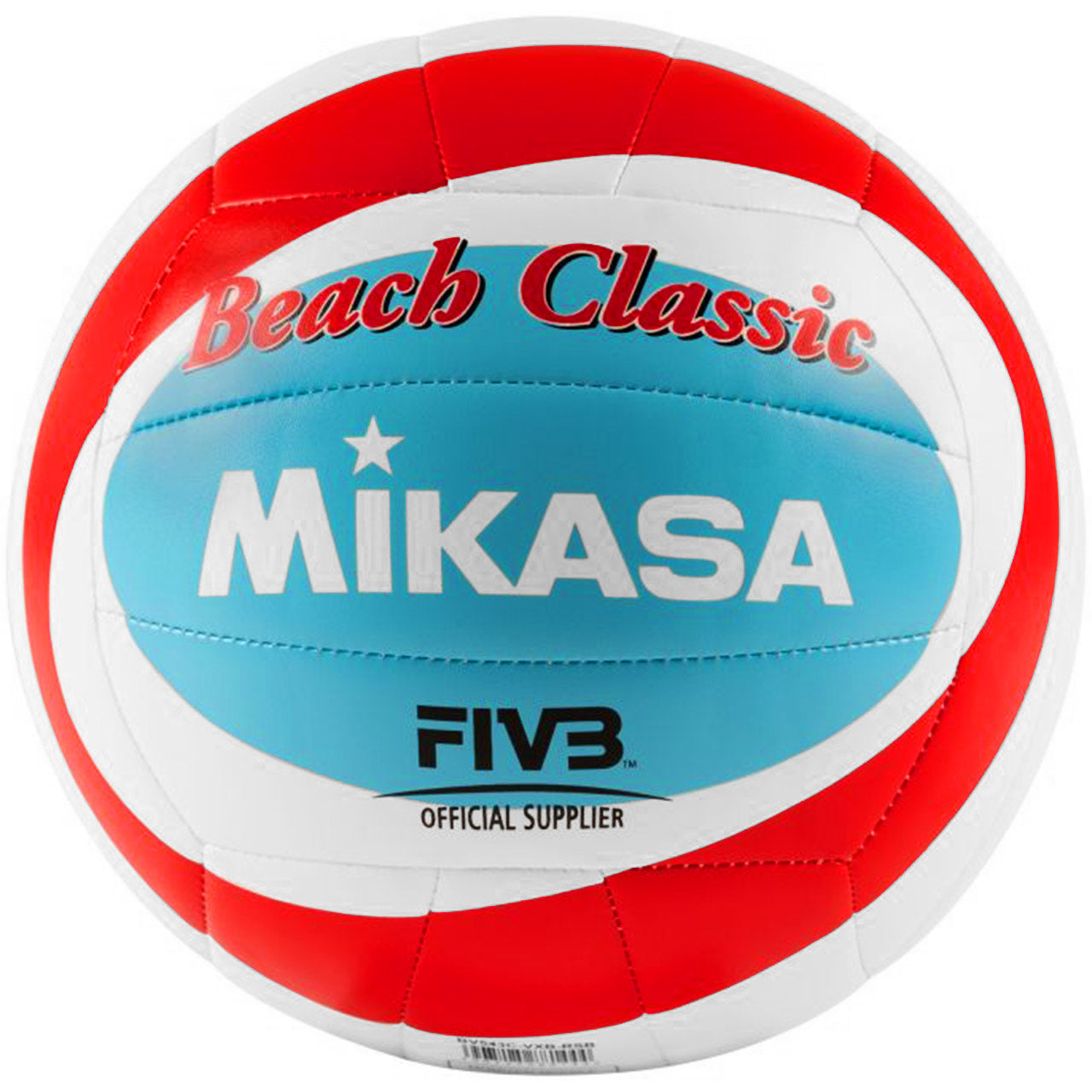Mikasa Beach Classic beach volley λευκό-κόκκινο-μπλε BV543C-VXB-RSB