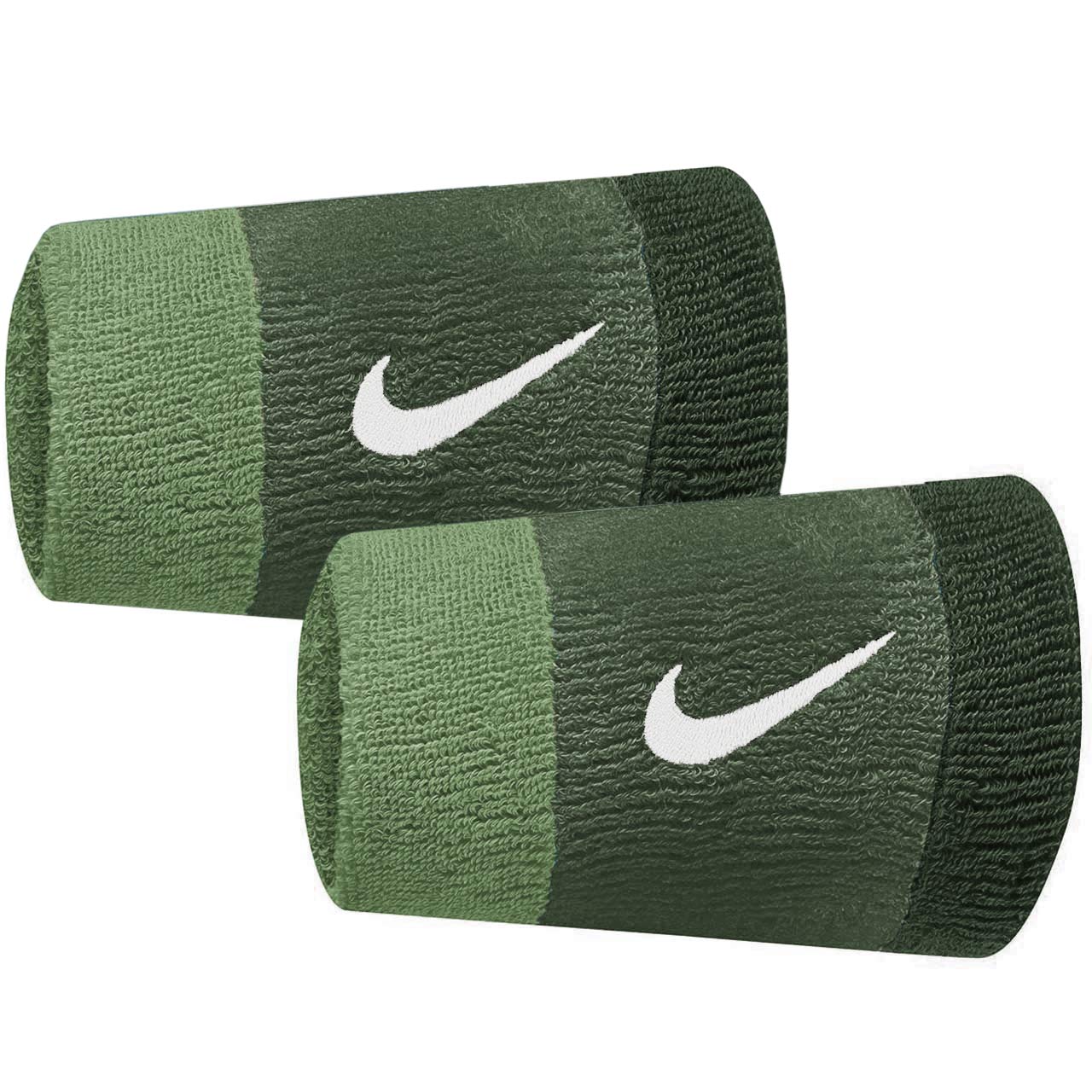 Βραχιόλια Nike φαρδιά Swoosh 2 τμχ. πράσινο N0001586314OS