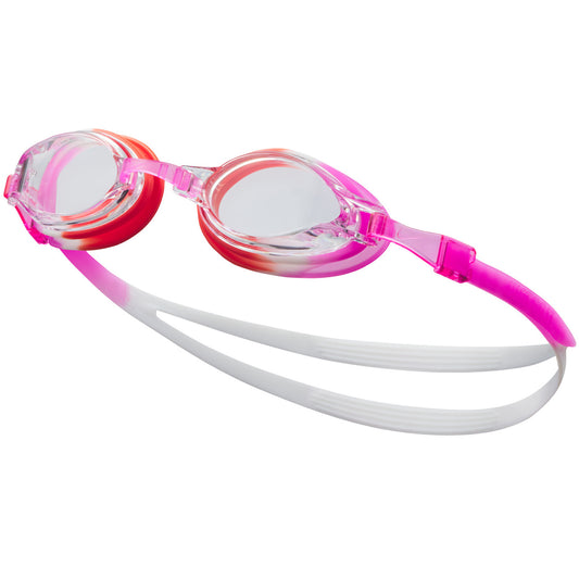Γυαλιά κολύμβησης Nike Os Chrome Junior 8-14 ετών ροζ, λευκό και κόκκινο NESSD128-670