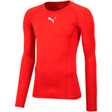 Ανδρικό μπλουζάκι Puma Liga Baselayer Tee LS κόκκινο 655920 01