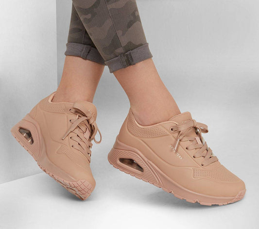 Sneakers women Skechers Uno Stand On Air αθλητικά παπούτσια ροζ (73690-SND)