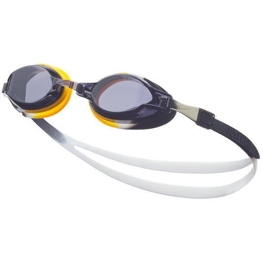 Γυαλιά κολύμβησης Nike Os Chrome Junior 8-14 ετών μαύρα και κίτρινα NESSD128-079