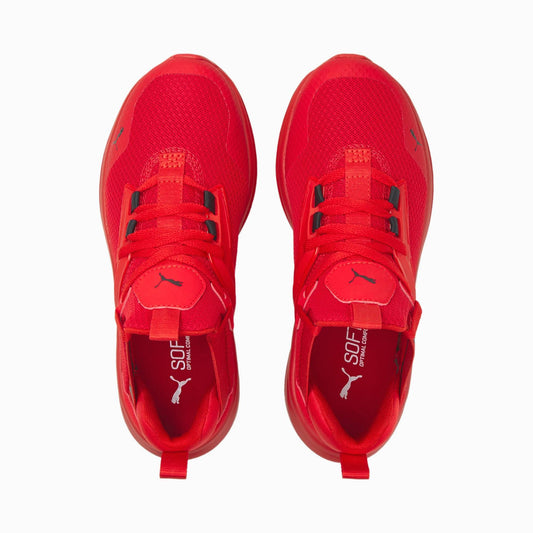 Αθλητικά υποδήματα Πούμα Ένζο 2 Fresh Jr. αγόρια Junior sneakers κόκκινο (385677-01)
