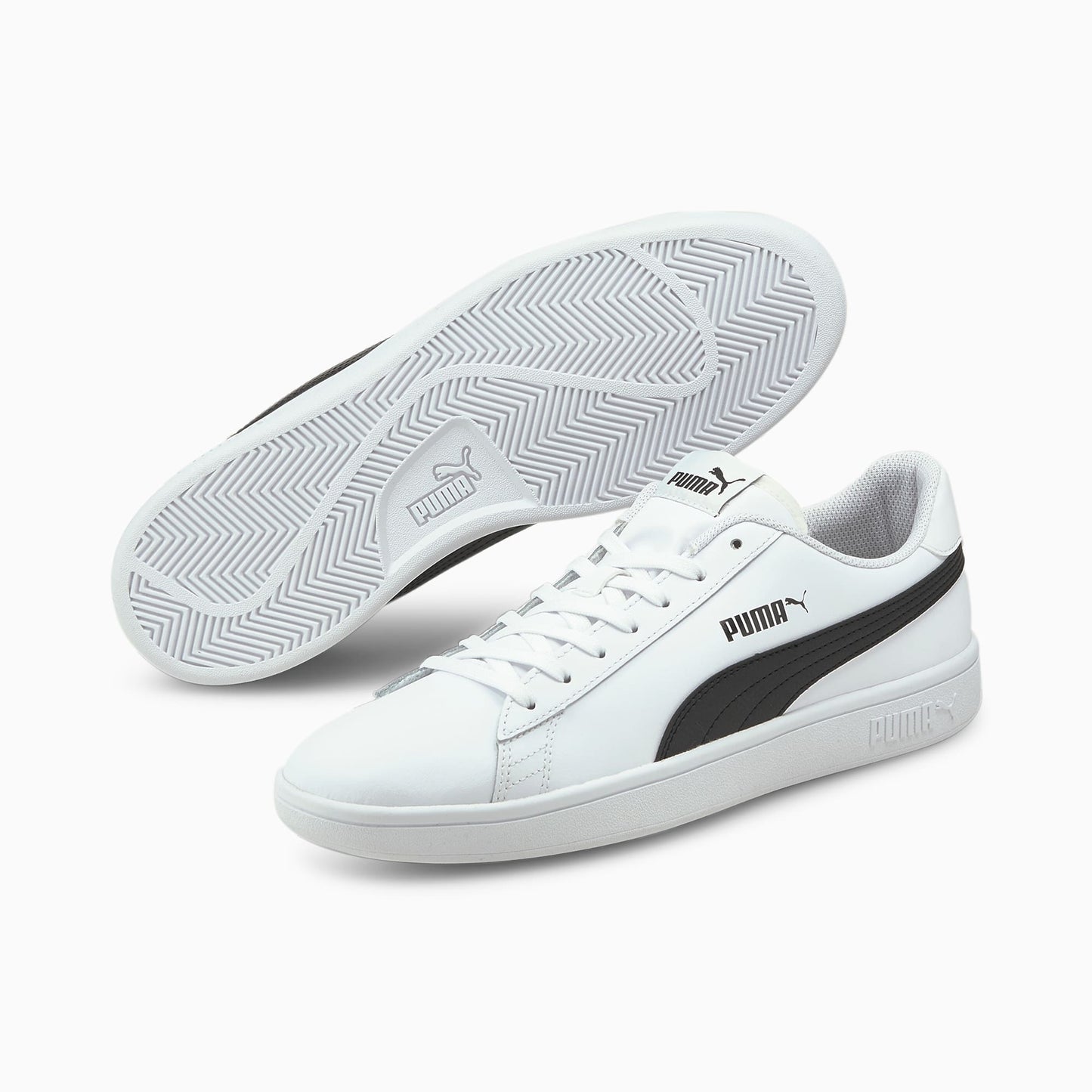 Ανδρικά αθλητικά παπούτσια Puma Smash v2 L sneakers sneakers λευκά (365215-01)
