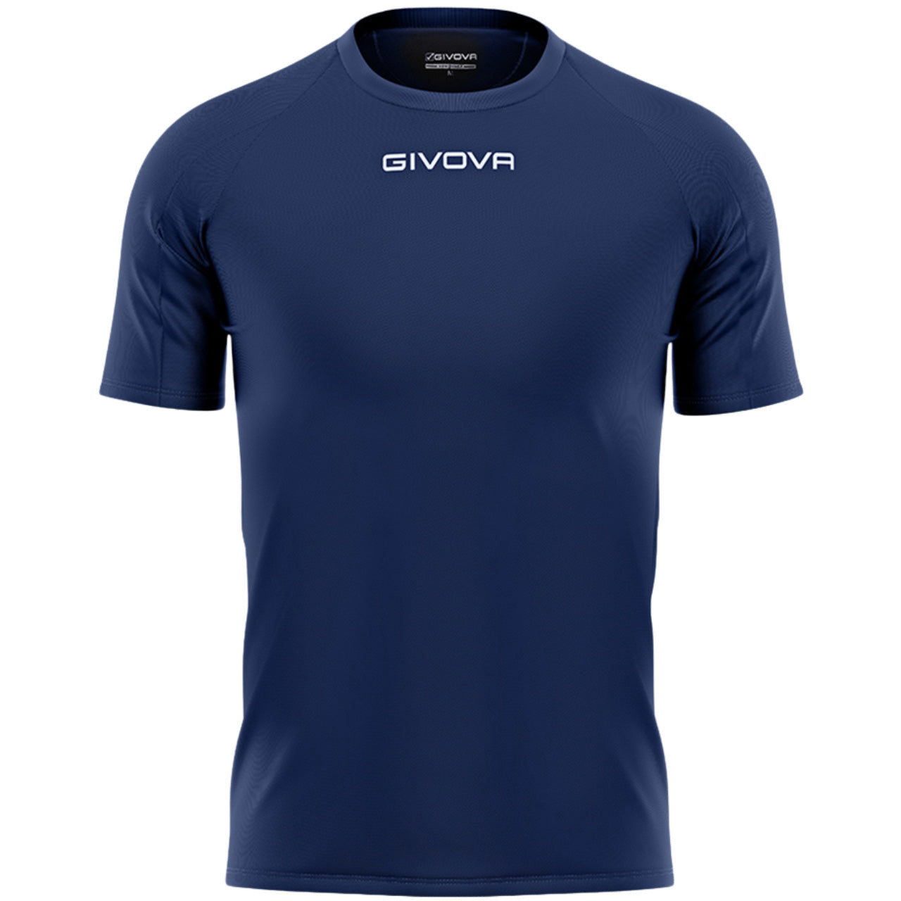 T-shirt Givova Capo MC, μπλε ναυτικό MAC03 0004