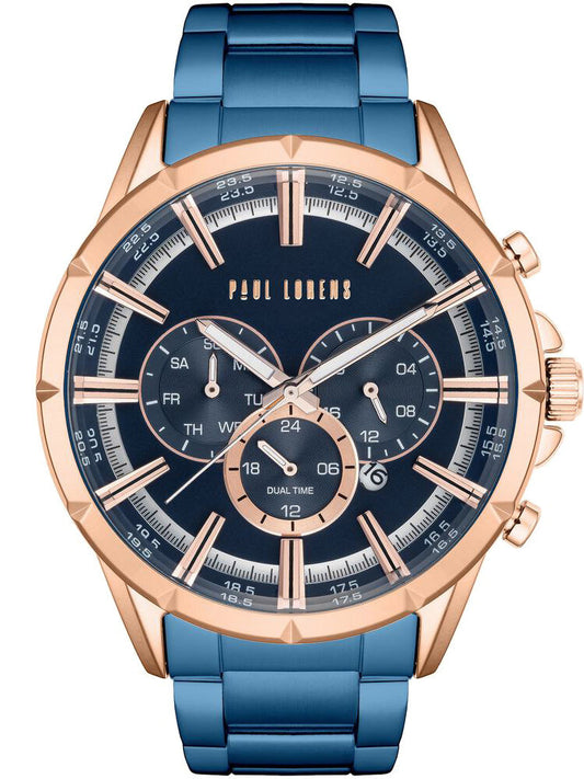 ΑΝΔΡΙΚΟ ΡΟΛΟΙ PAUL LORENS - PL13605B-6F3 (zg359e) + BOX