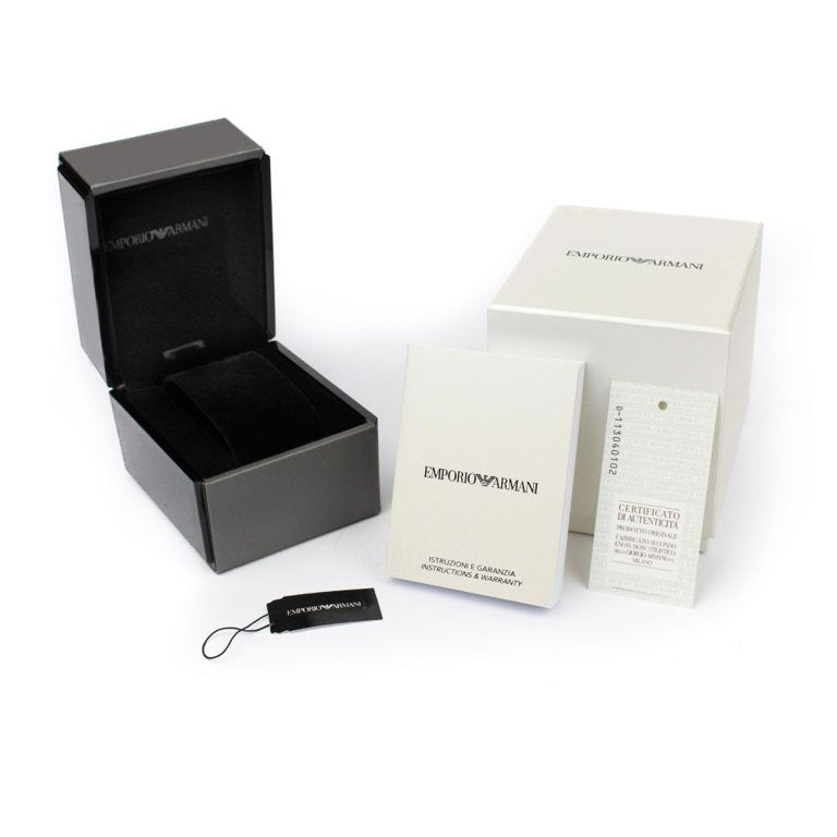 EMPORIO ARMANI LUIGI AUTOMATIC AR60031 ΑΝΔΡΙΚΟ ΡΟΛΟΙ + ΚΟΥΤΙ (zi062b)