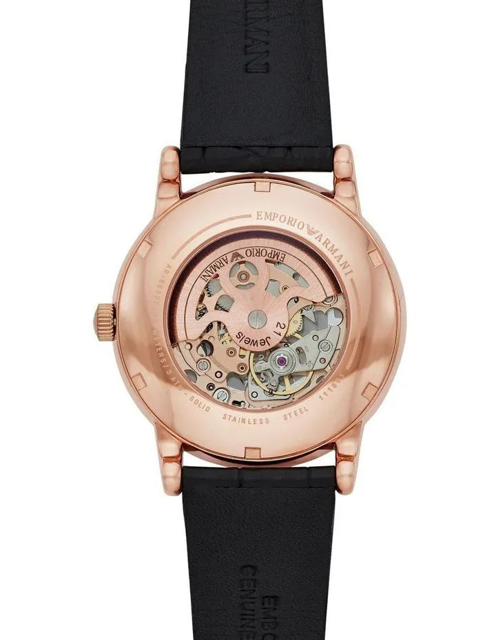 EMPORIO ARMANI LUIGI AUTOMATIC AR60031 ΑΝΔΡΙΚΟ ΡΟΛΟΙ + ΚΟΥΤΙ (zi062b)
