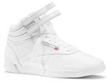 Αθλητικά παπούτσια υψηλό γυναικείο Reebok Freestyle Γεια σου δερμάτινα αθλητικά παπούτσια λευκό (2431/10000103)