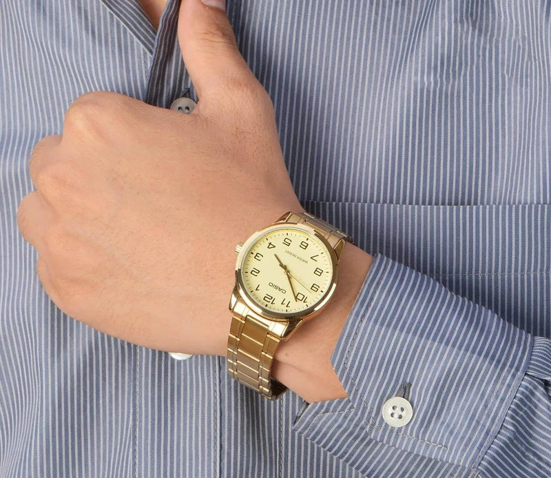 ΑΝΔΡΙΚΟ ΡΟΛΟΙ CASIO MTP-V001G-9B + ΚΟΥΤΙ