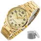 ΑΝΔΡΙΚΟ ΡΟΛΟΙ CASIO MTP-V001G-9B + ΚΟΥΤΙ