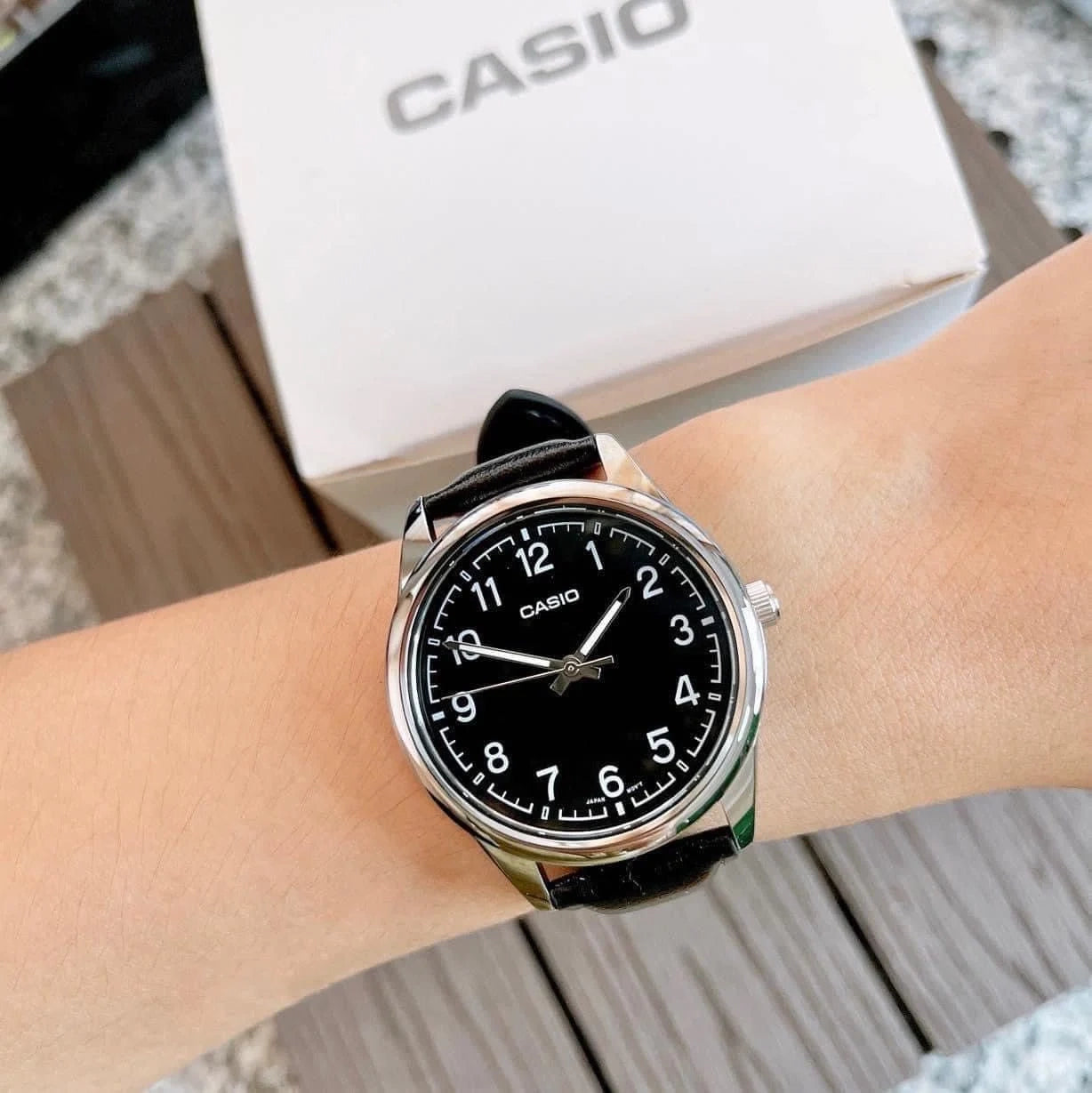 ΑΝΔΡΙΚΟ ΡΟΛΟΙ CASIO MTP-V005L-1B4 + BOX (zd066g)