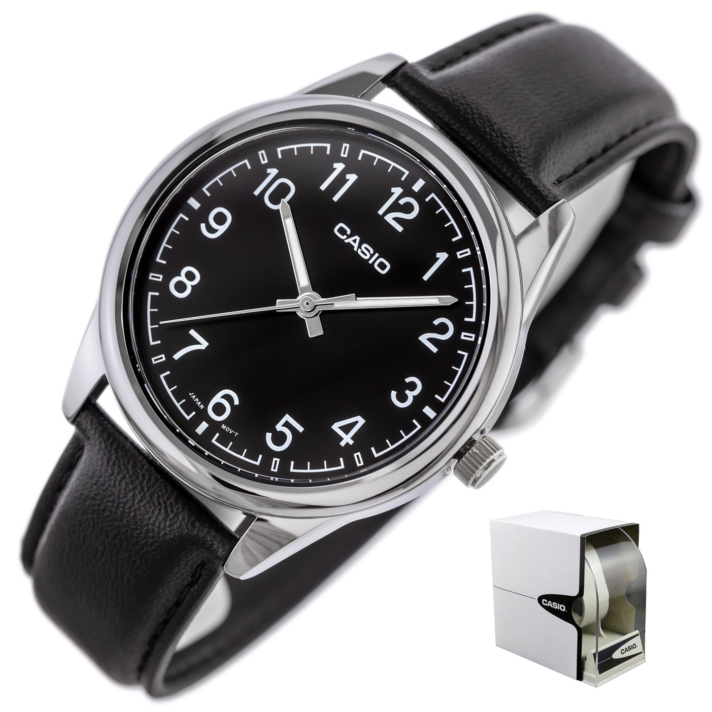 ΑΝΔΡΙΚΟ ΡΟΛΟΙ CASIO MTP-V005L-1B4 + BOX (zd066g)