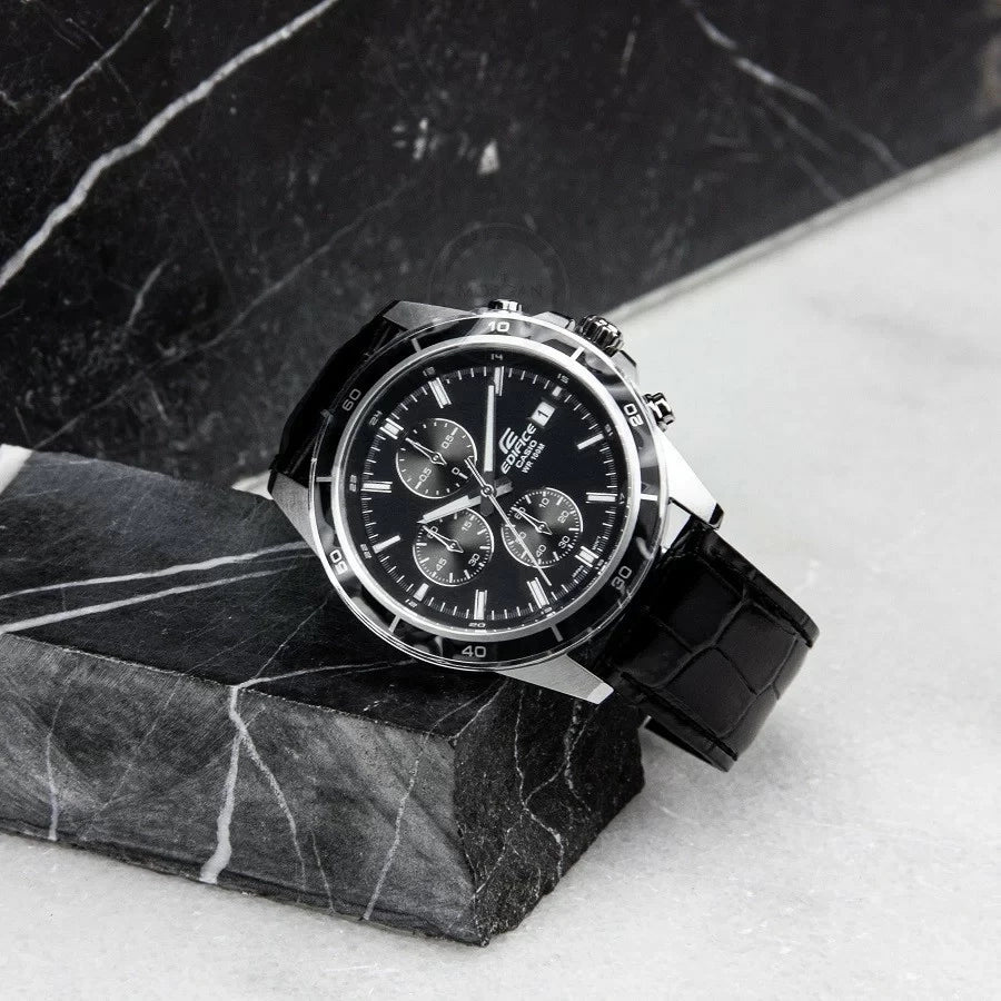 CASIO EDIFICE Chronograph EFR-526L-1AV ΑΝΔΡΙΚΟ ΡΟΛΟΙ + ΚΟΥΤΙ