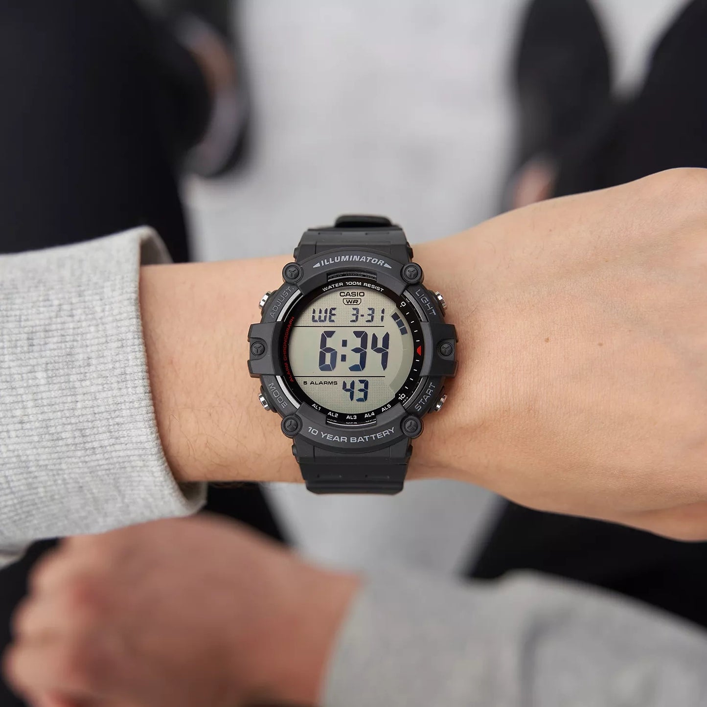 CASIO SPORT ILLUMINATOR AE-1500WH-1A ΑΝΔΡΙΚΟ ΡΟΛΟΙ + ΚΟΥΤΙ