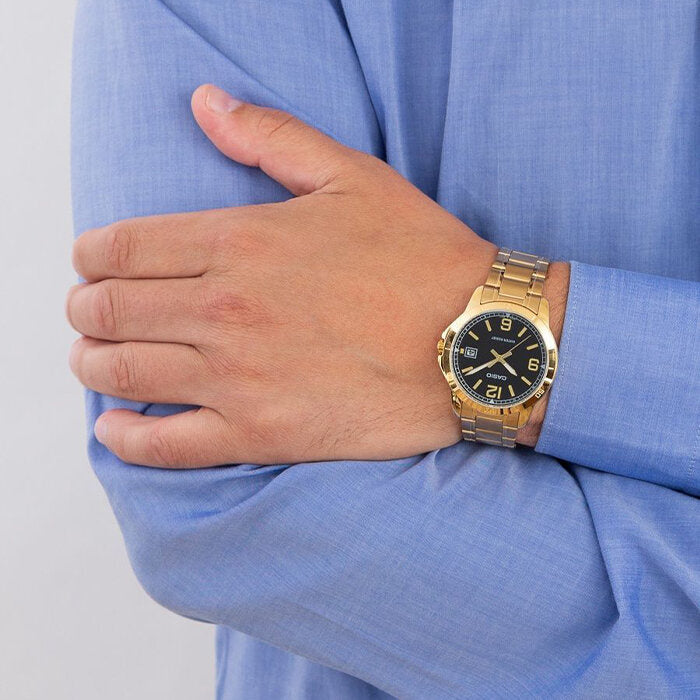ΑΝΔΡΙΚΟ ΡΟΛΟΙ CASIO MTP-V004G-1B (zd047h) + BOX