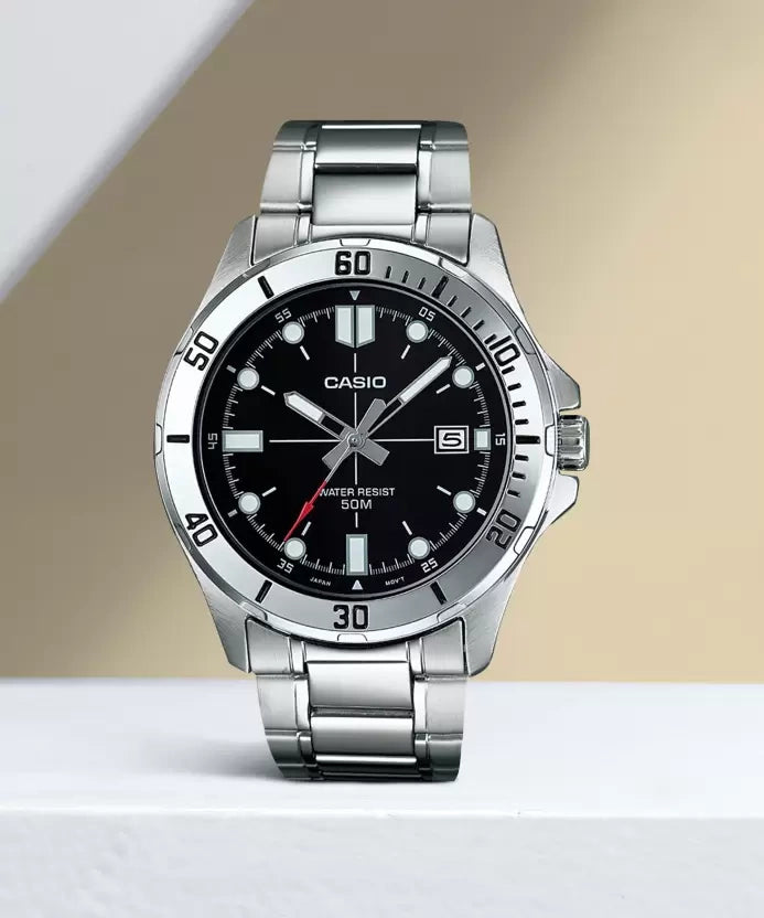 ΑΝΔΡΙΚΟ ΡΟΛΟΙ CASIO MTP-VD01D-1BV + ΚΟΥΤΙ