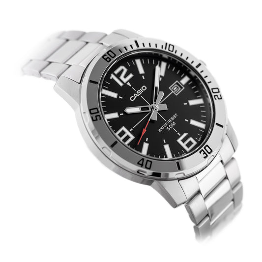 ΑΝΔΡΙΚΟ ΡΟΛΟΙ CASIO MTP-VD01D-1BV + ΚΟΥΤΙ