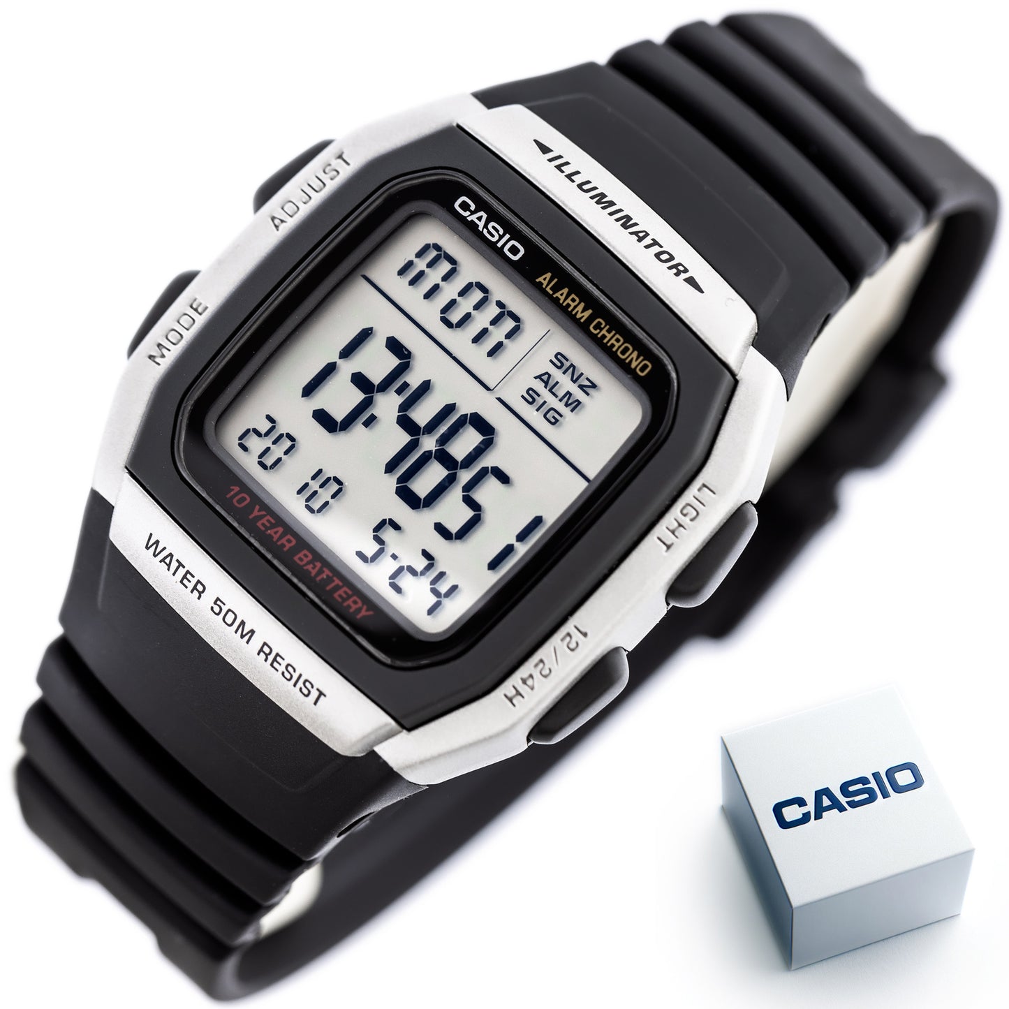 ΑΝΔΡΙΚΟ ΡΟΛΟΙ CASIO W-96H-1A + ΚΟΥΤΙ