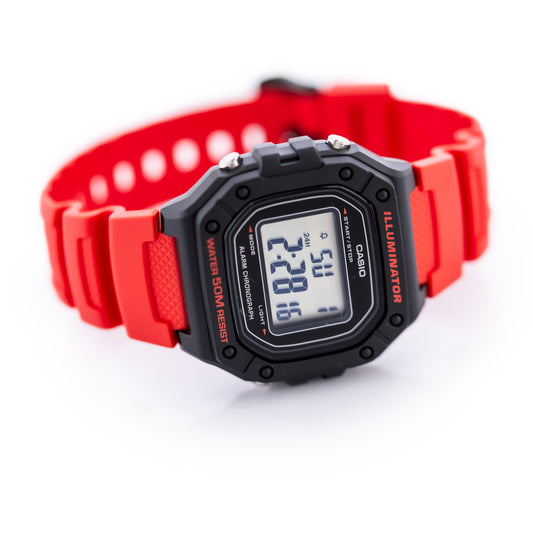 ΑΝΔΡΙΚΟ ΡΟΛΟΙ CASIO W-218H-4B + ΚΟΥΤΙ