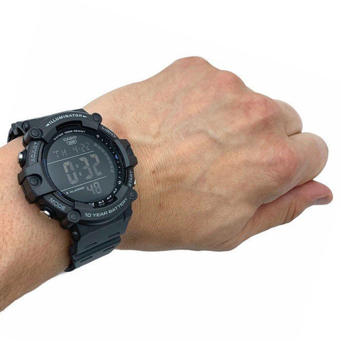 CASIO SPORT ILLUMINATOR AE-1500WH-8B ΑΝΔΡΙΚΟ ΡΟΛΟΙ + ΚΟΥΤΙ