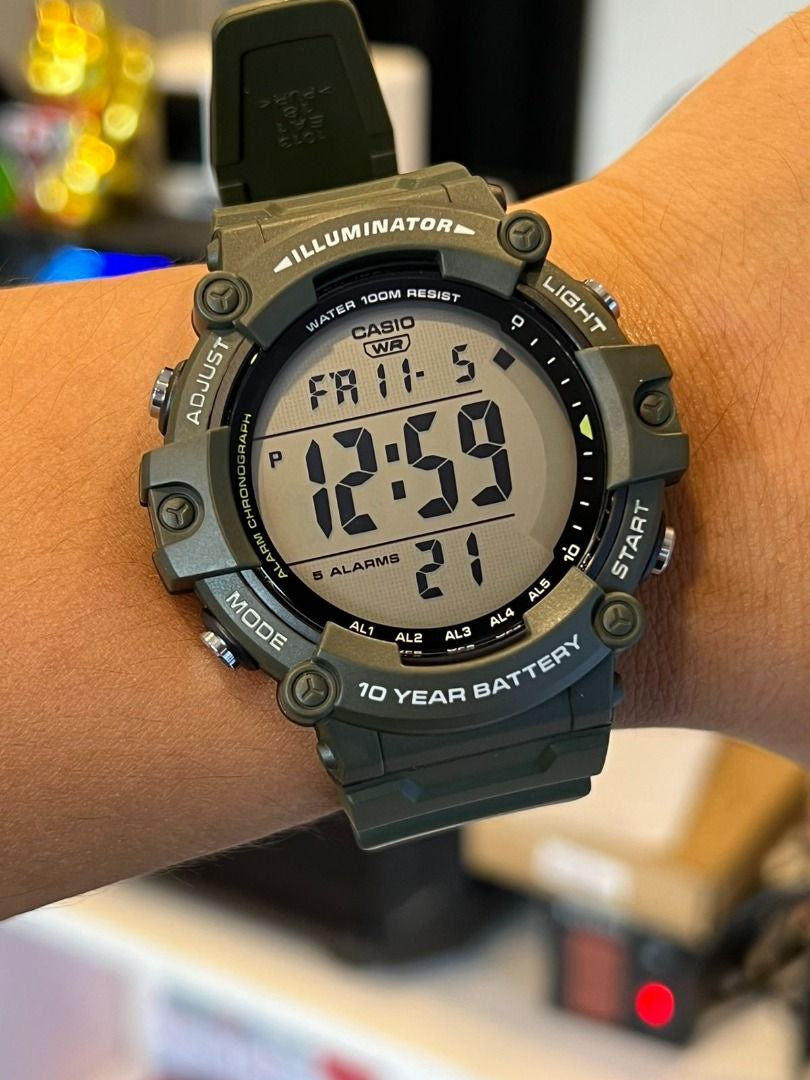 CASIO SPORT ILLUMINATOR AE-1500WHX-3A ΑΝΔΡΙΚΟ ΡΟΛΟΙ + ΚΟΥΤΙ