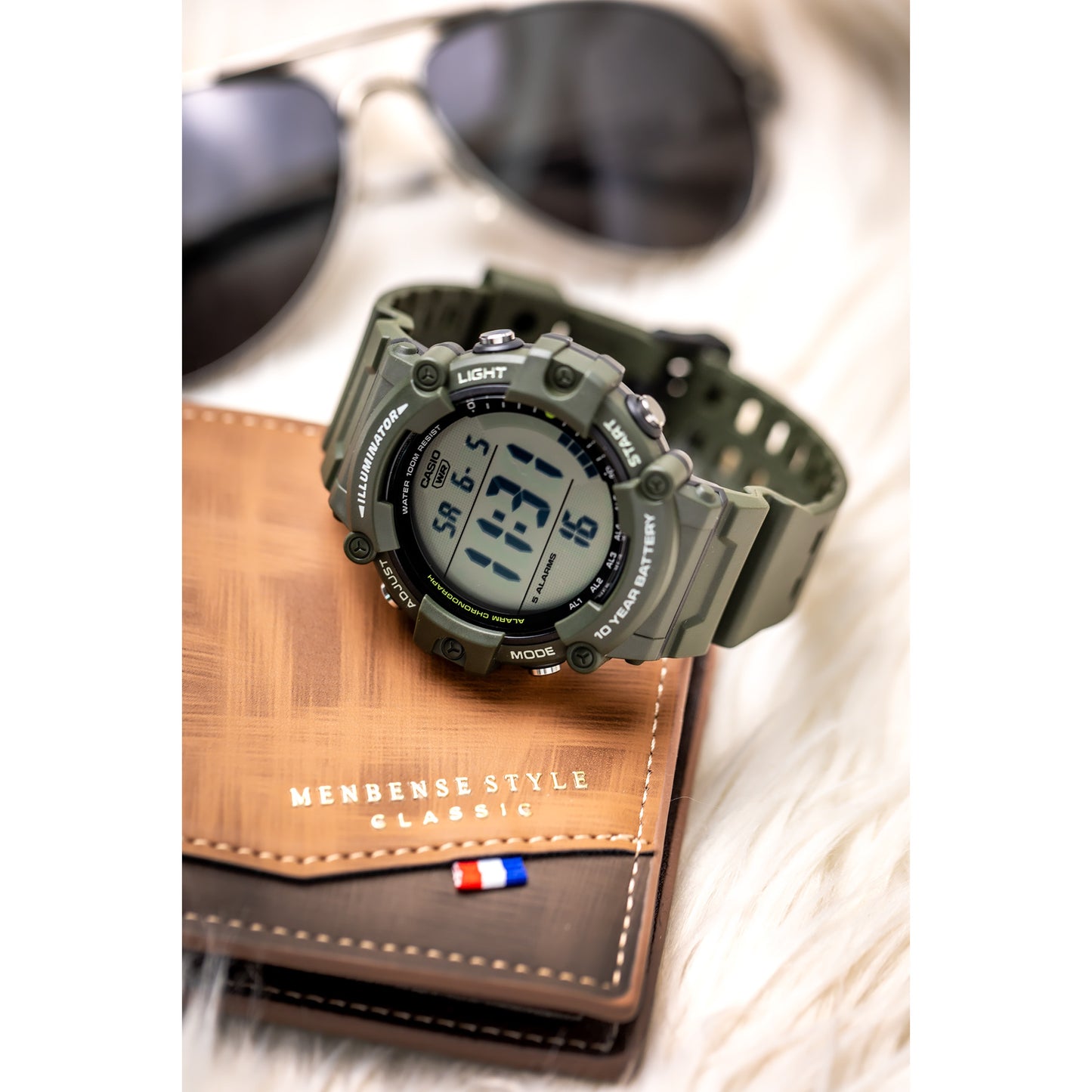 CASIO SPORT ILLUMINATOR AE-1500WHX-3A ΑΝΔΡΙΚΟ ΡΟΛΟΙ + ΚΟΥΤΙ