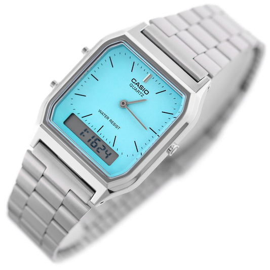 ΓΥΝΑΙΚΕΙΟ ΡΟΛΟΙ CASIO Vintage Maxi AQ-230A-2A2MQYES + BOX