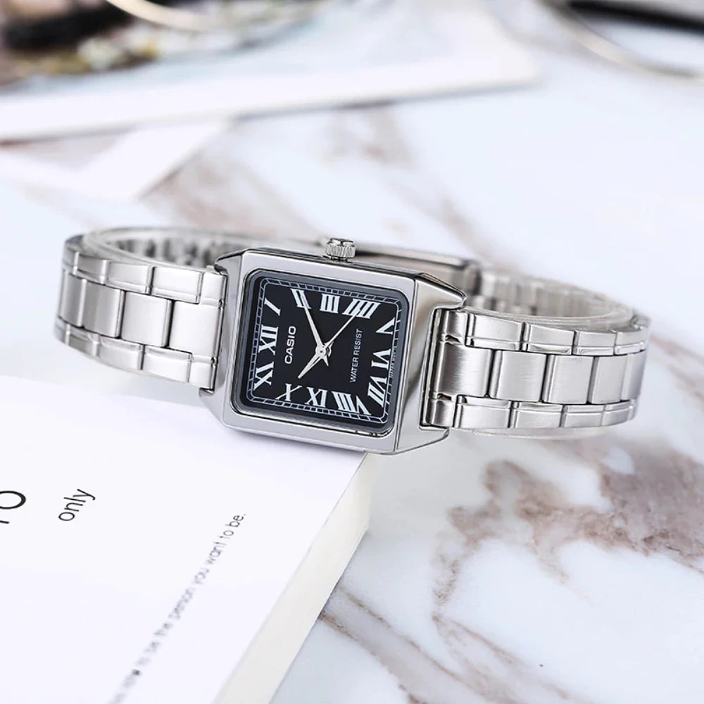 ΓΥΝΑΙΚΕΙΟ ΡΟΛΟΙ CASIO LTP-V007D-1B + BOX (zd639a)