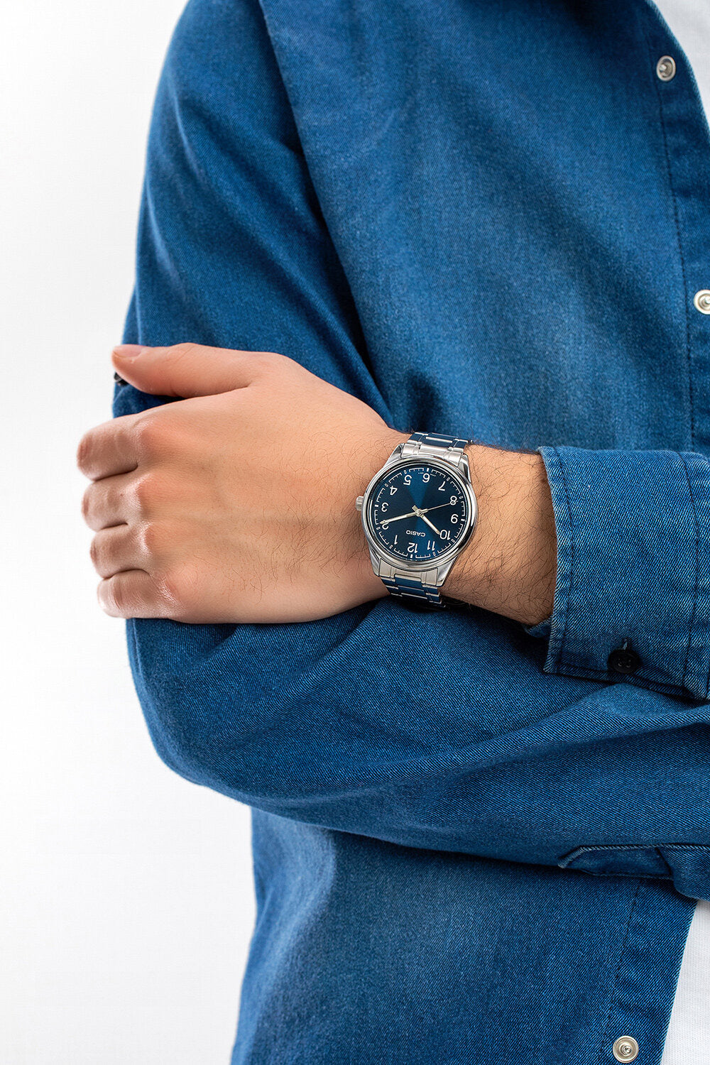 ΑΝΔΡΙΚΟ ΡΟΛΟΙ CASIO MTP-V005D-2B4 + ΚΟΥΤΙ