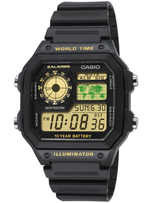 CASIO Sports AE-1200WH-1B ΑΝΔΡΙΚΟ ΡΟΛΟΙ + ΚΟΥΤΙ (zd146c)