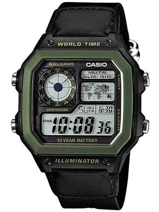 CASIO Sports AE-1200WHB-1B ΑΝΔΡΙΚΟ ΡΟΛΟΙ + ΚΟΥΤΙ (zd146d)