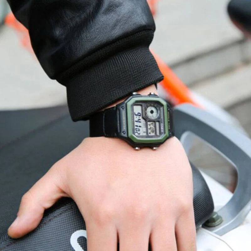 CASIO Sports AE-1200WHB-1B ΑΝΔΡΙΚΟ ΡΟΛΟΙ + ΚΟΥΤΙ (zd146d)