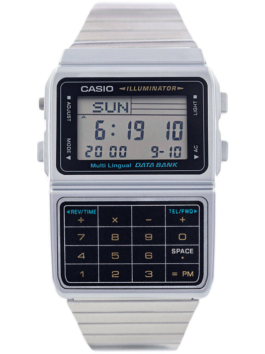 CASIO VINTAGE DATABANK ΑΝΔΡΙΚΟ ΡΟΛΟΙ DBC-611-1D + BOX