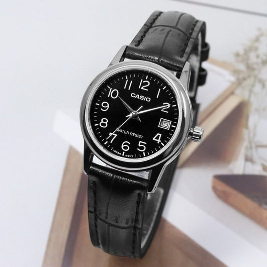 ΓΥΝΑΙΚΕΙΟ ΡΟΛΟΙ CASIO LTP-V002L-1B + ΚΟΥΤΙ