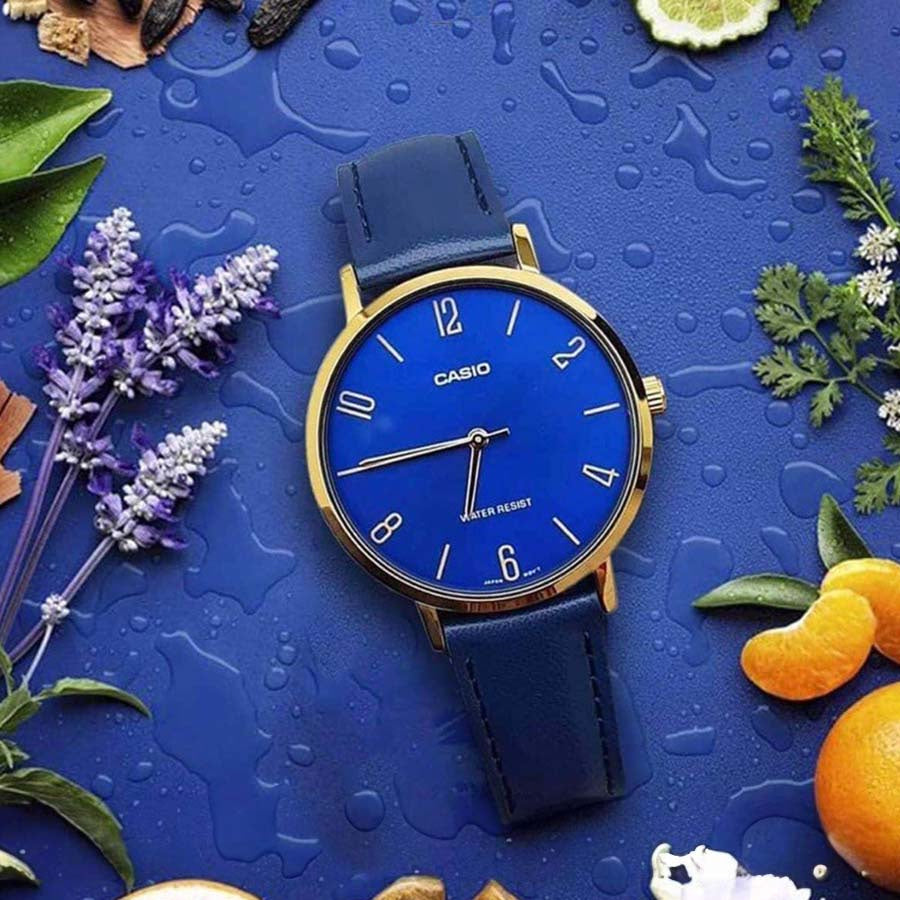 ΓΥΝΑΙΚΕΙΟ ΡΟΛΟΙ CASIO LTP-VT01GL-2B + ΚΟΥΤΙ