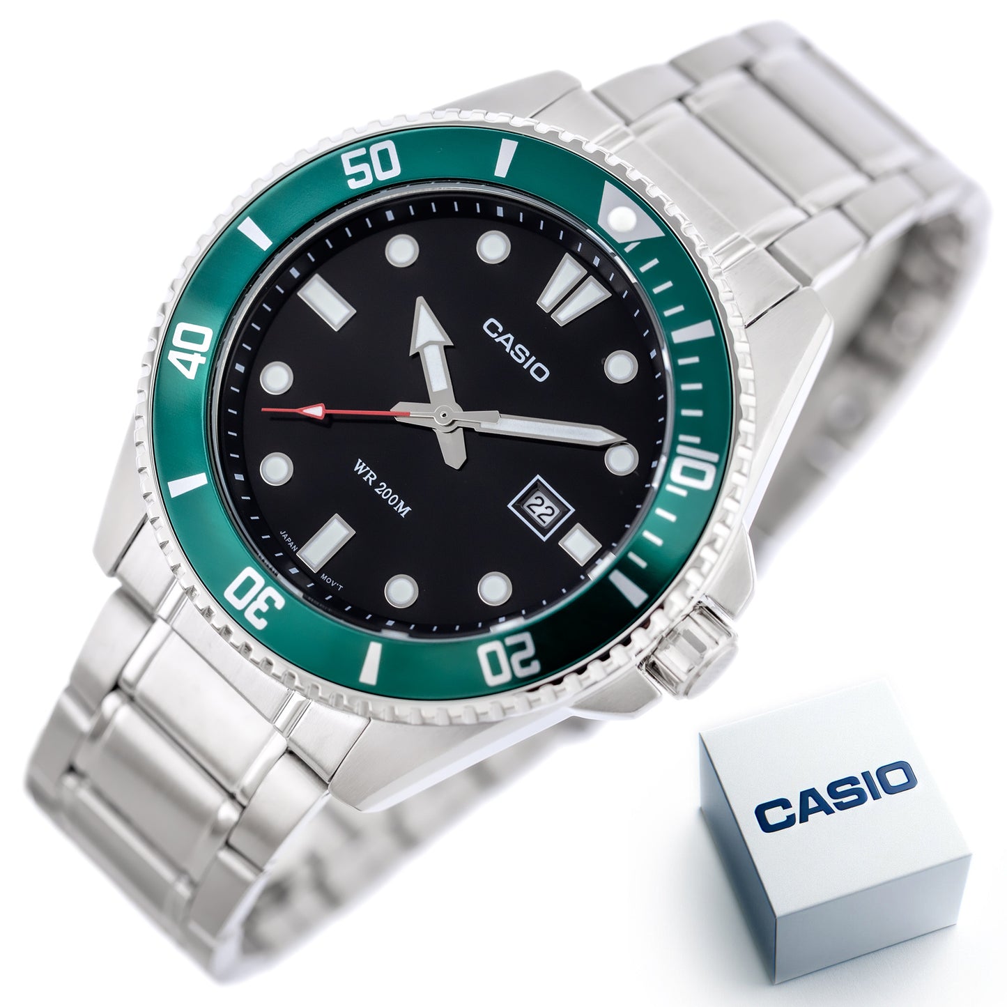 Ανδρικό ρολόι Casio MDV-107D-3A WR200 + BOX