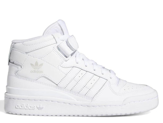 Sneakers νεανική adidas FORUM MID Παιδικά αθλητικά παπούτσια ψηλά καθημερινά λευκά (FZ2086)